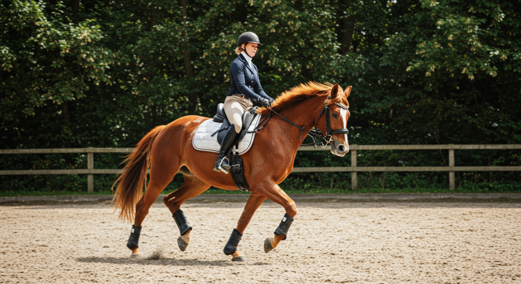Prawidłowe anglezowanie na koniu to podstawa harmonijnej jazdy i komfortu zarówno dla jeźdźca, jak i wierzchowca. Wielu początkujących jeźdźców ma problem ze złapaniem odpowiedniego rytmu, co prowadzi do usztywnienia i utraty równowagi. To jednak umiejętność, którą można skutecznie wyćwiczyć. Przeczytaj nasz poradnik i poznaj zasady.