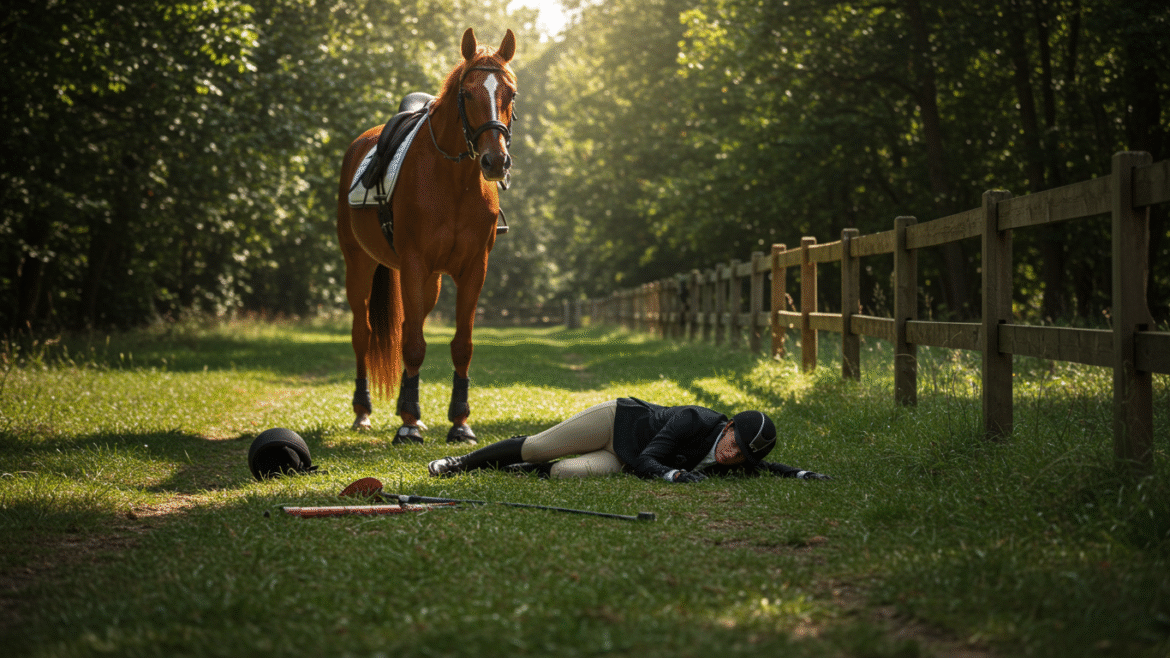 Upadek z konia – jak radzić sobie z urazami